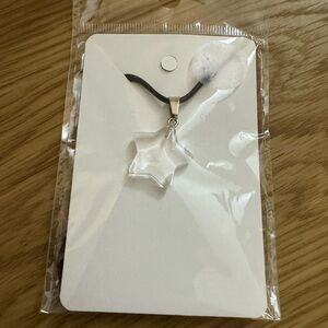 Howie Creations Clear Star Pendant Necklace - NWOT